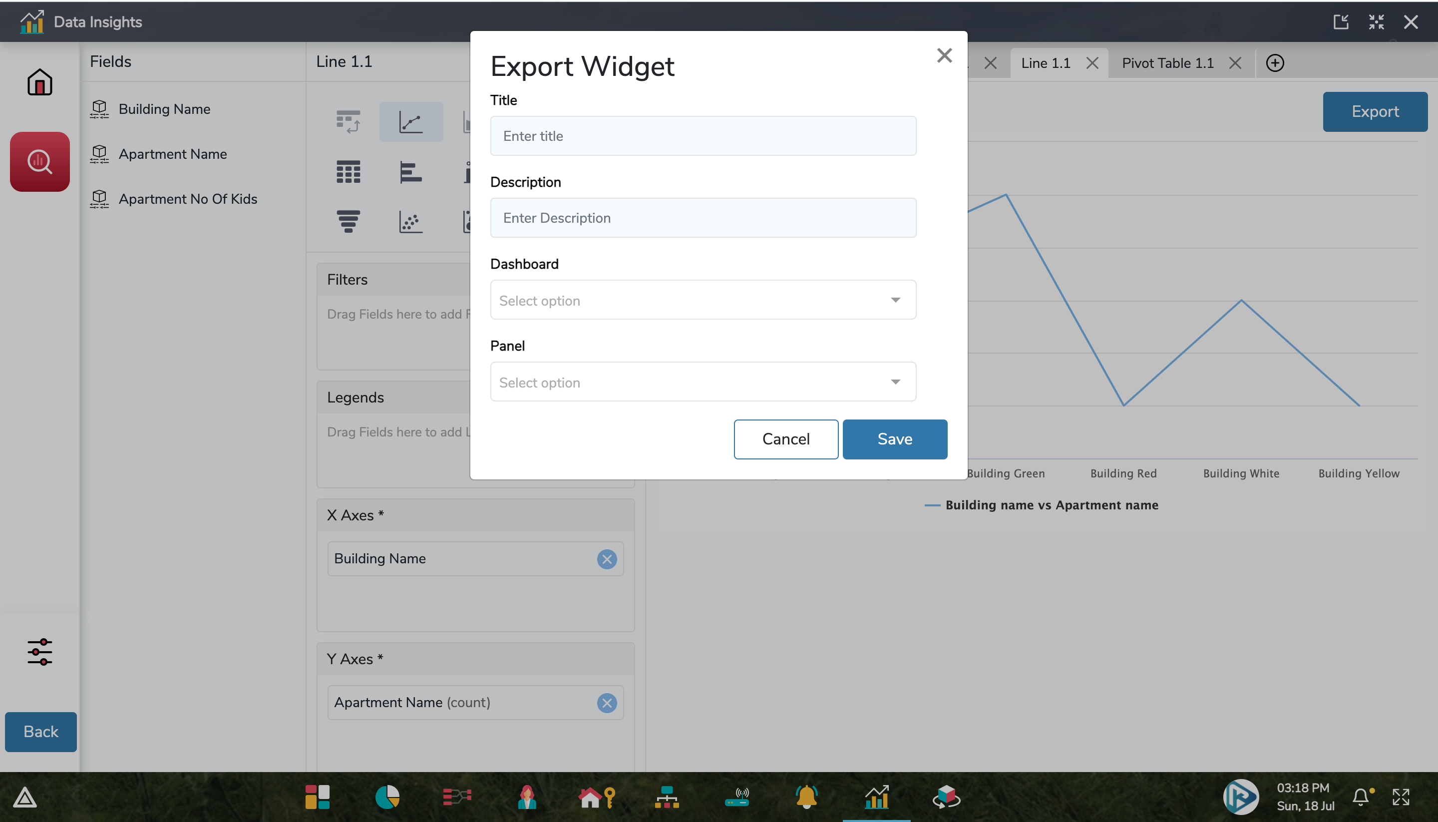 Export Widget