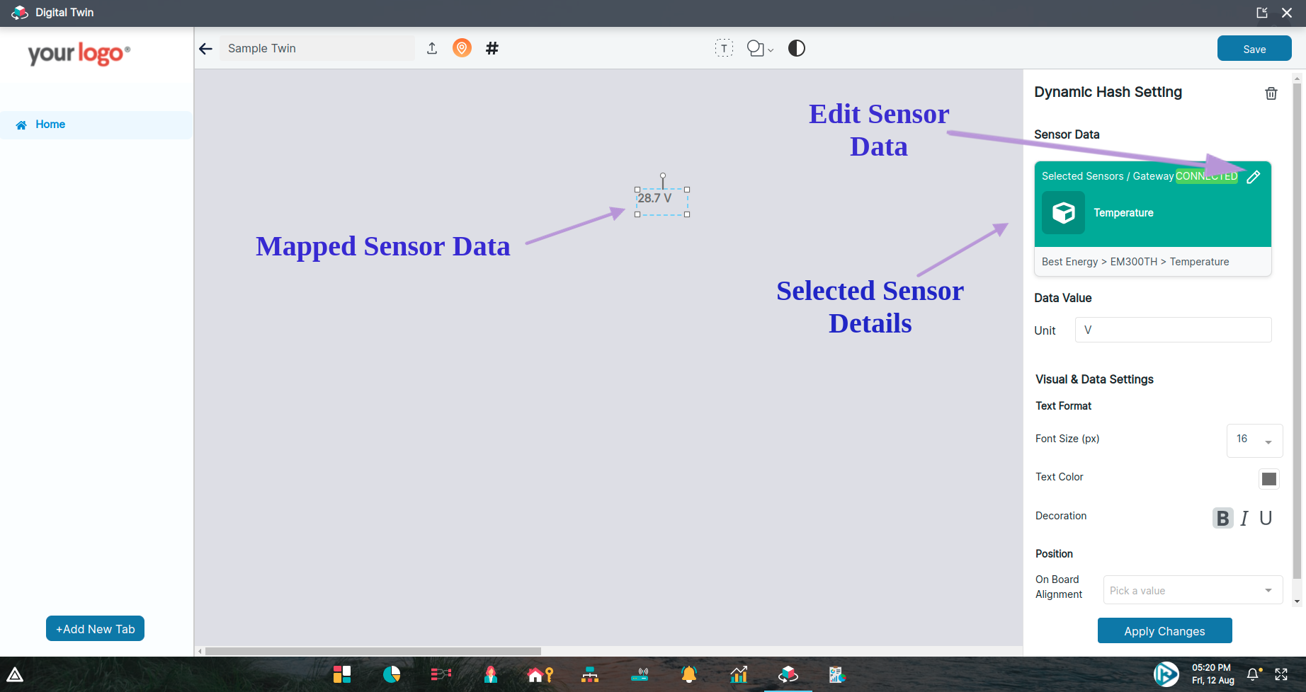 Selected Hash Data