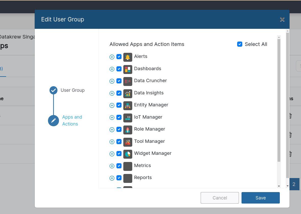 Role Manager app