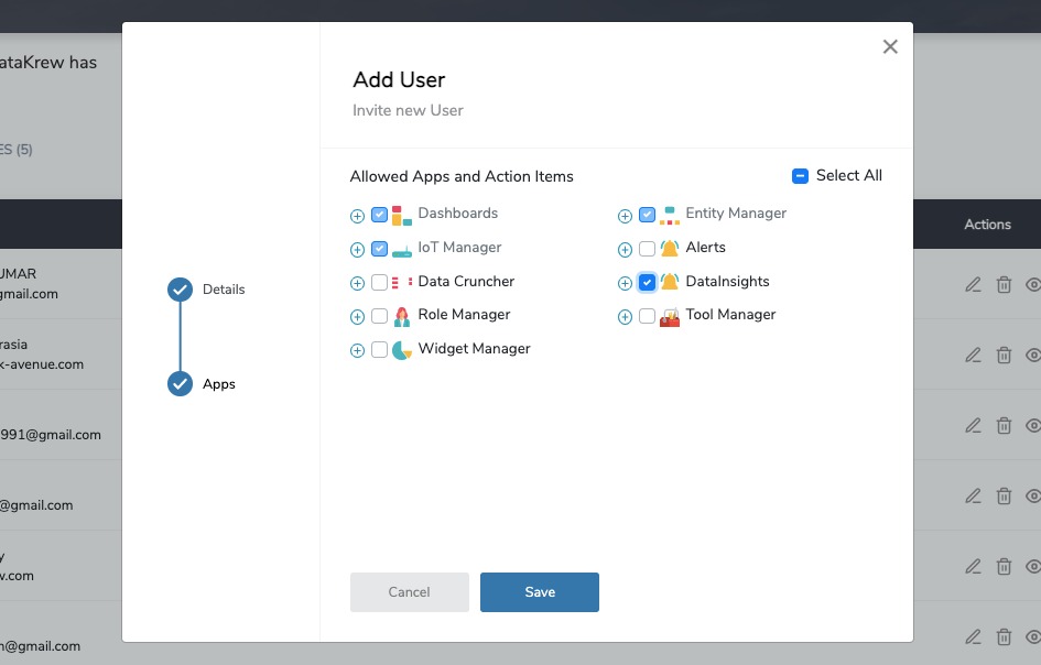 Role Manager app